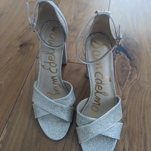 Sam Edelman glitter strappy heels
